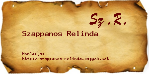 Szappanos Relinda névjegykártya